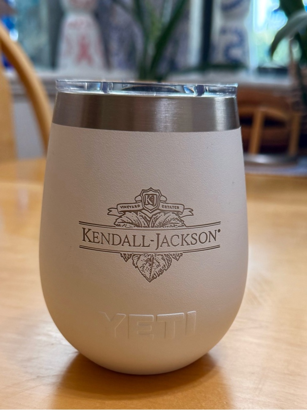 NEW! 10 Oz YETI Rambler TUMBLER White Souvenir Kendal Jackson Winery